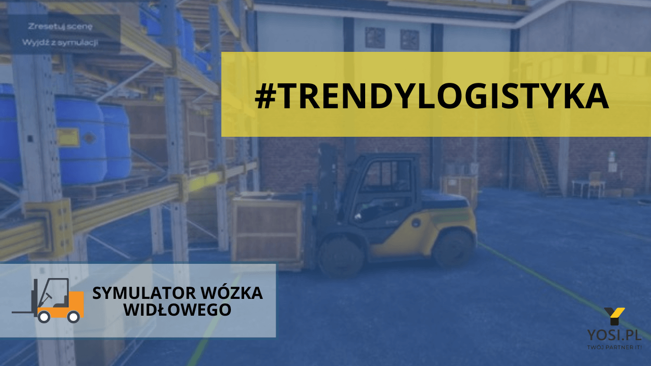 trendy w logistyce - symulator wózka widłowego